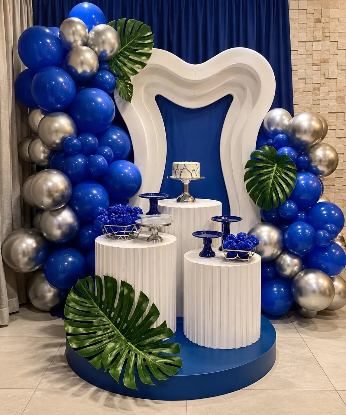 Azul, dourado e uma ocasião especial